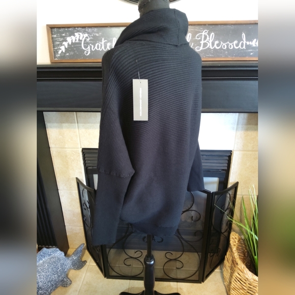 French Connection Black Cowl Neck Sweater - Picture 6 of 8